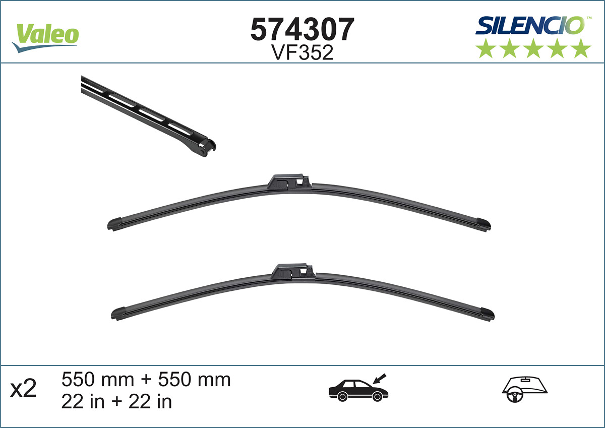 Spazzola tergi - 574307 VALEO